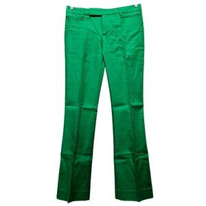 Gap Green Modern Boot Pants 4R Womens Tailored Fit Cotton Blend
